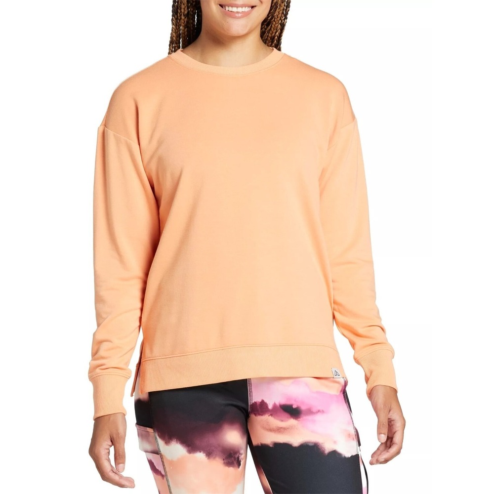 Alpine Design Women's Panorama Crew Sweatshirt Orange XXL 2XL NWT